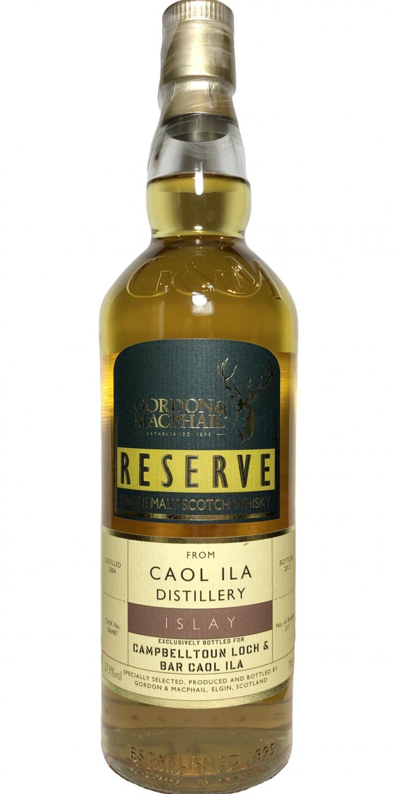 Caol Ila 2004 GM Reserve