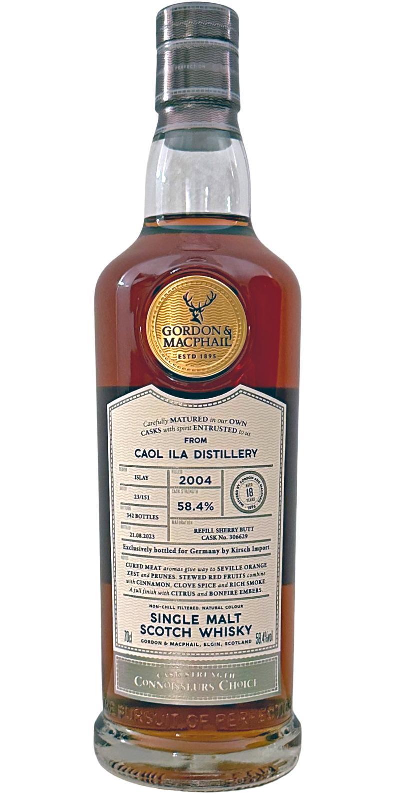 Caol Ila 2004 GM Connoisseurs Choice - Cask Strength