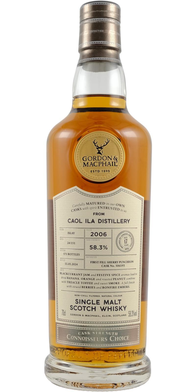 Caol Ila 2006 GM Connoisseurs Choice - Cask Strength