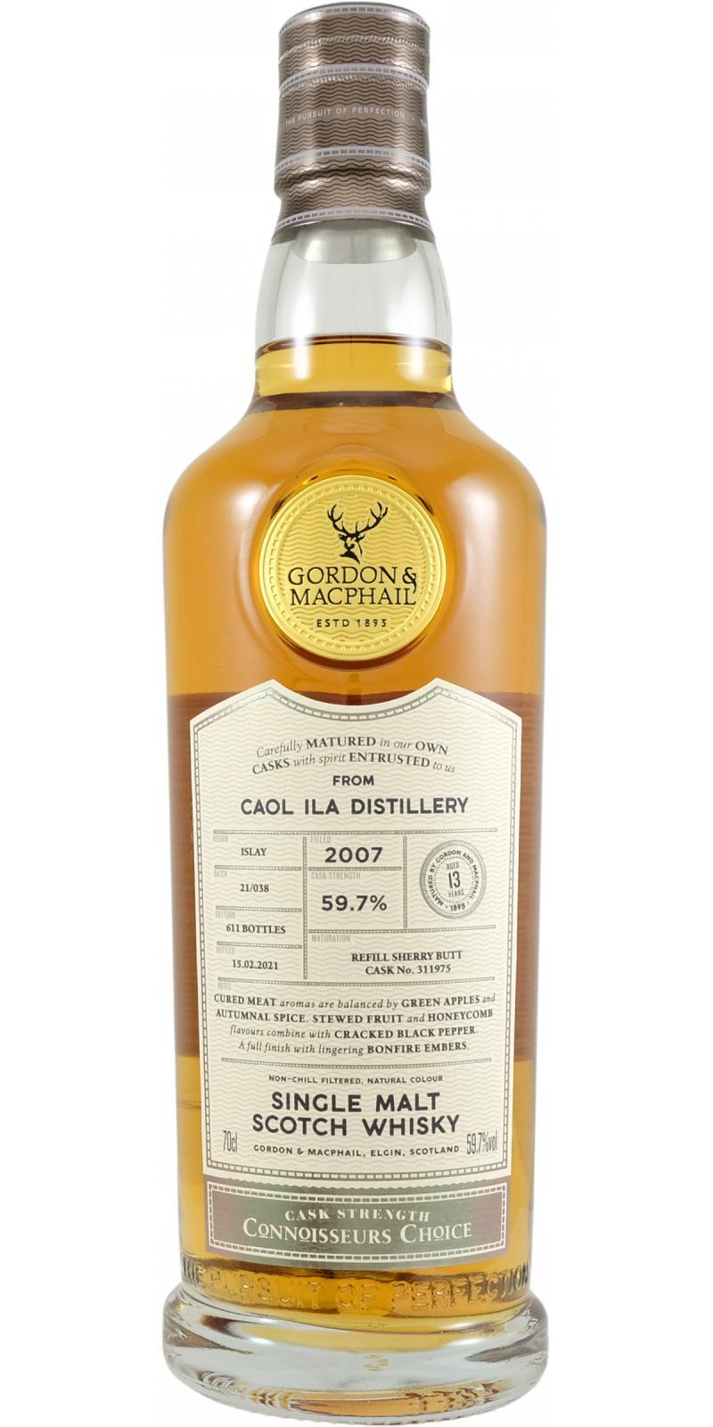 Caol Ila 2007 GM Connoisseurs Choice - Cask Strength