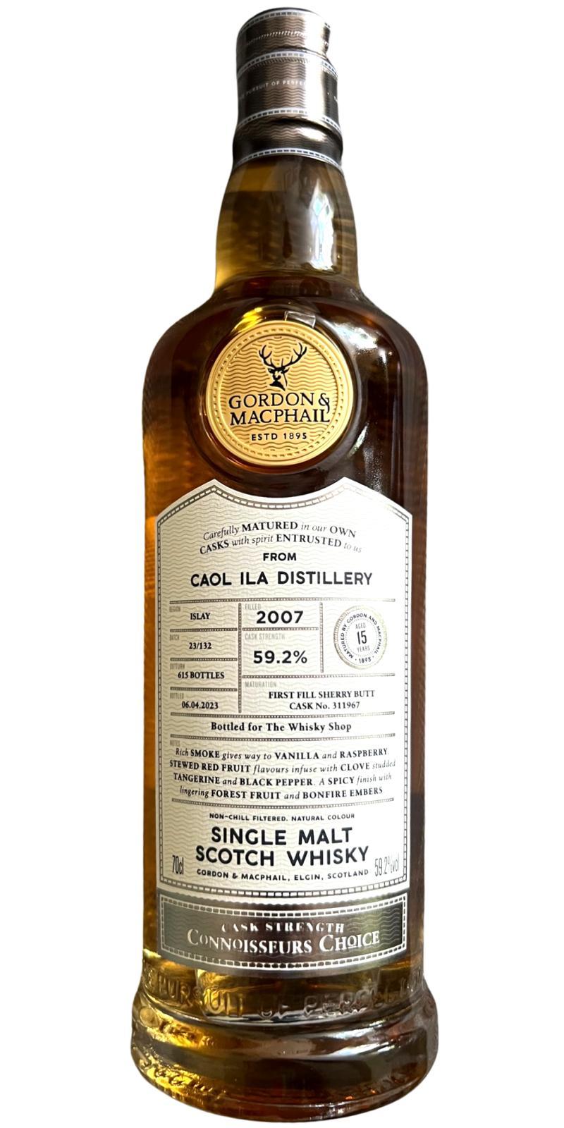 Caol Ila 2007 GM Connoisseurs Choice - Cask Strength