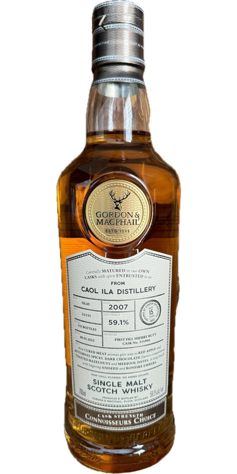 Caol Ila 2007 GM Connoisseurs Choice - Cask Strength
