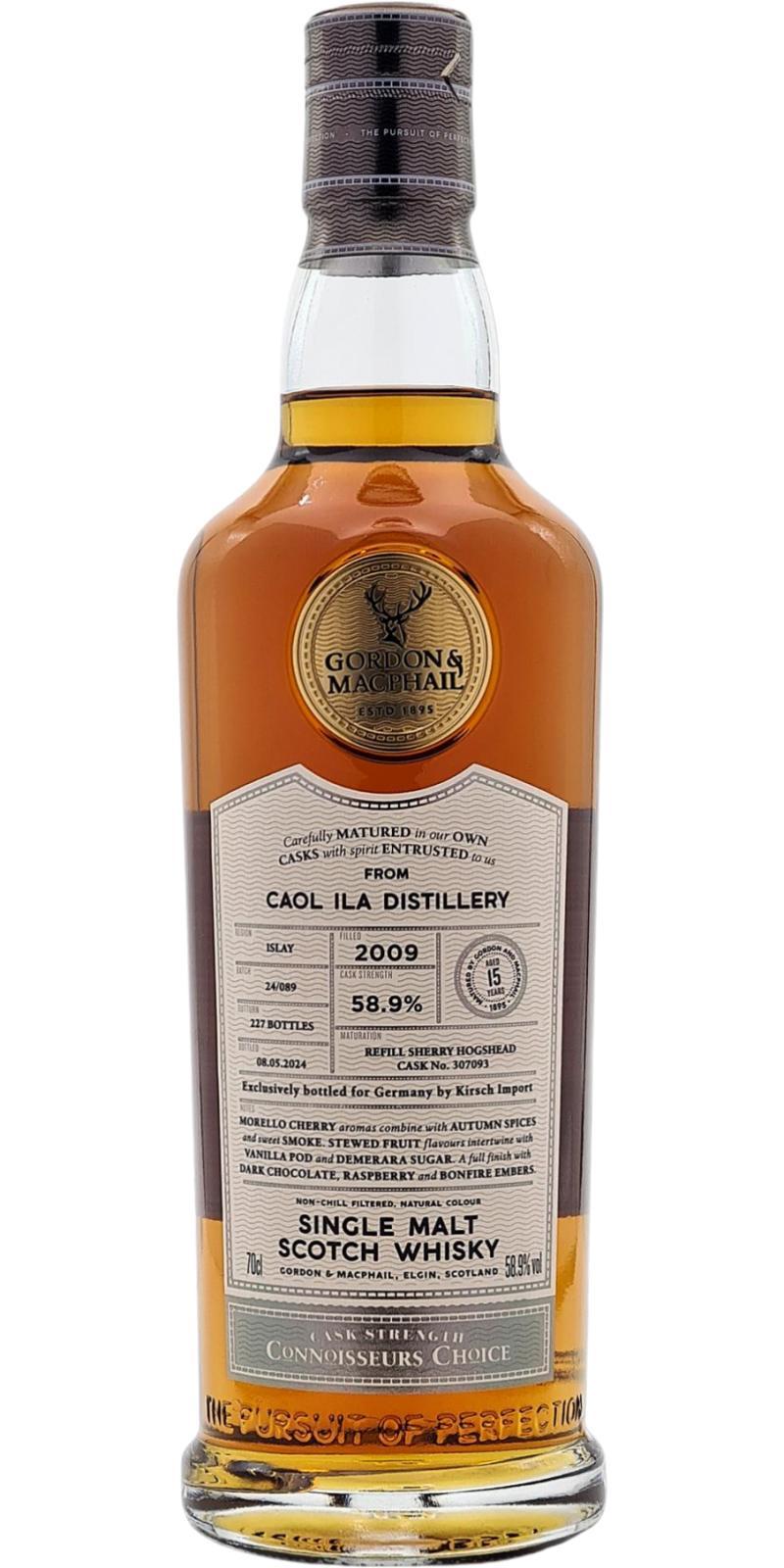 Caol Ila 2009 GM Connoisseurs Choice - Cask Strength