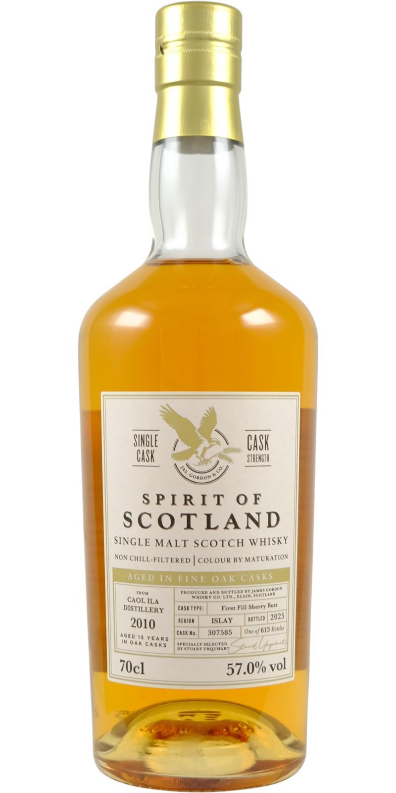 Caol Ila 2010 GM Spirit of Scotland