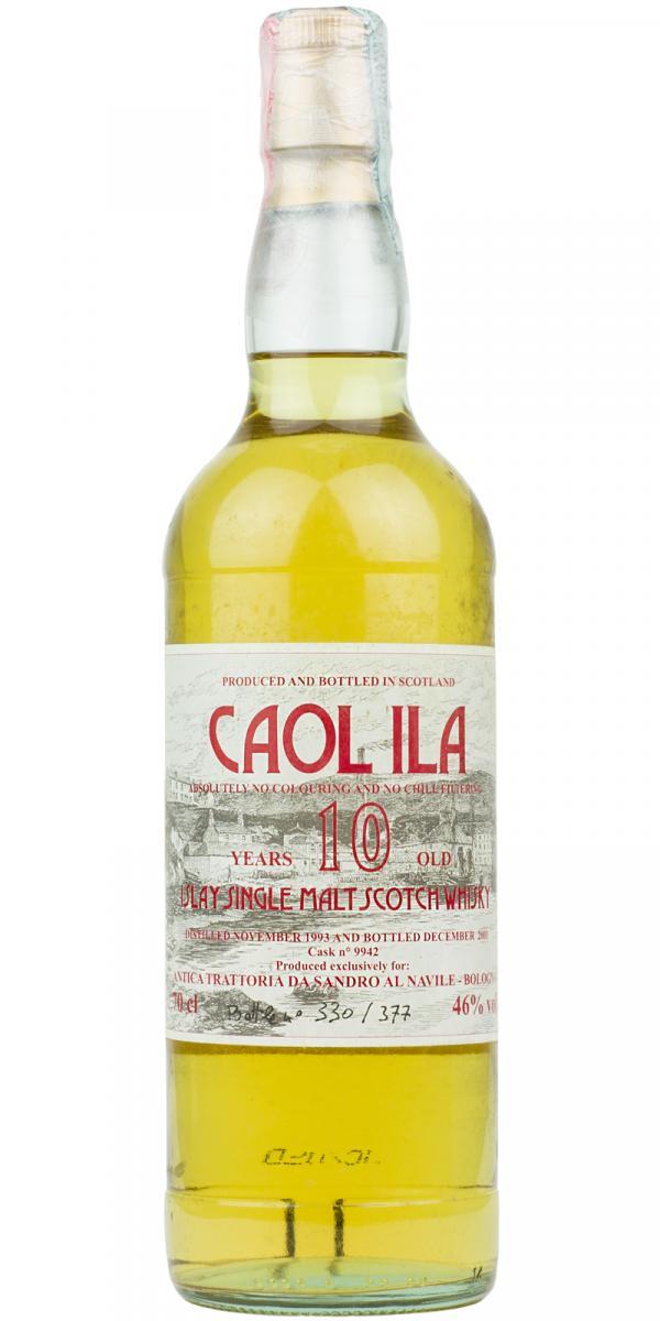 Caol Ila 1993 HSC for Antica Trattoria a Sandro al Navile