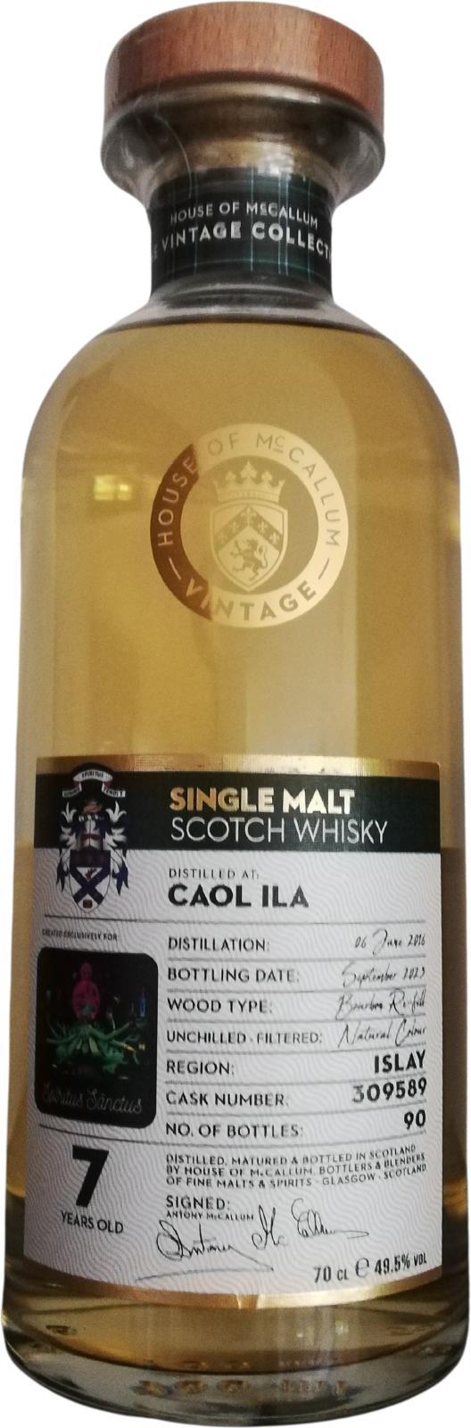 Caol Ila 2016 HoMc The Vintage Collection