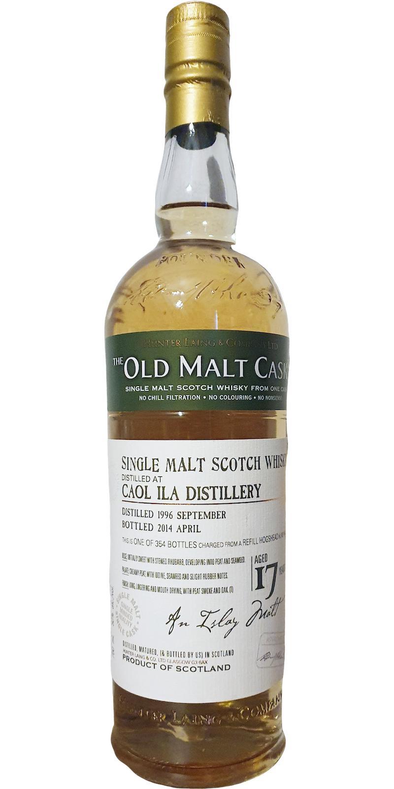 Caol Ila 1996 HL The Old Malt Cask