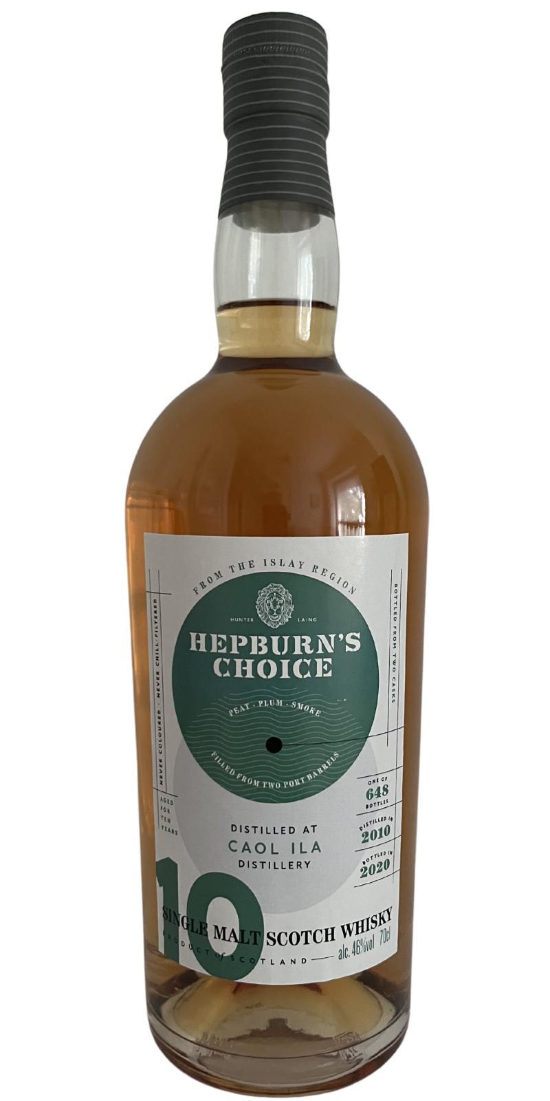 Caol Ila 2010 HL Hepburn's Choice