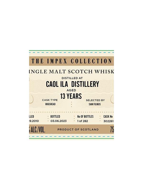 Caol Ila 2010 ImpEx The ImpEx Collection
