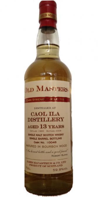 Caol Ila 1995 JM Old Masters - Cask Strength Selection