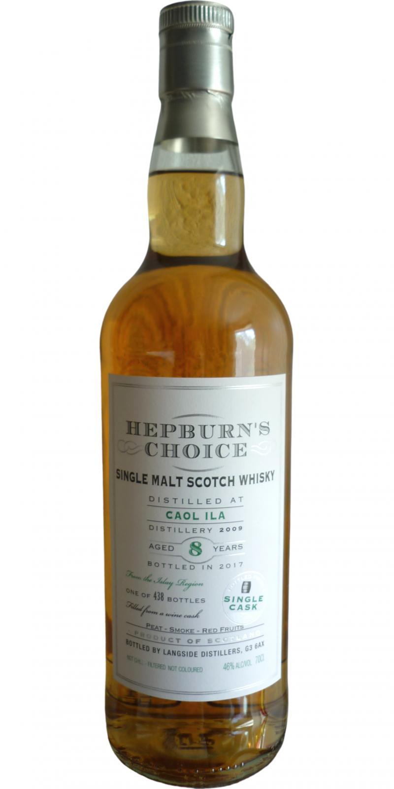 Caol Ila 2009 LsD Hepburn's Choice