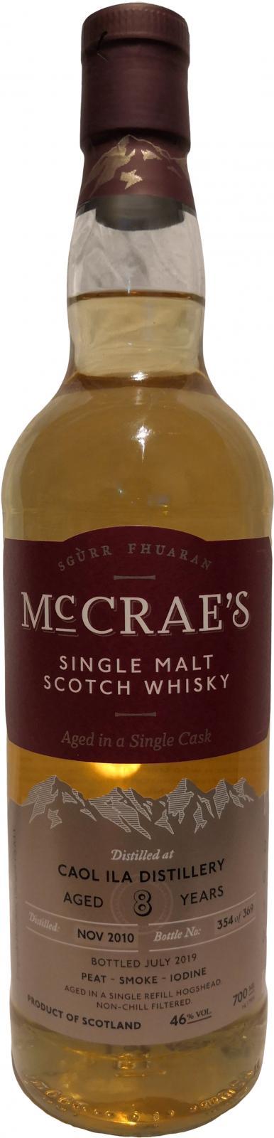 Caol Ila 2010 LsD McCrae's