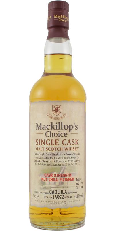 Caol Ila 1982 McC Single Cask - Cask Strength
