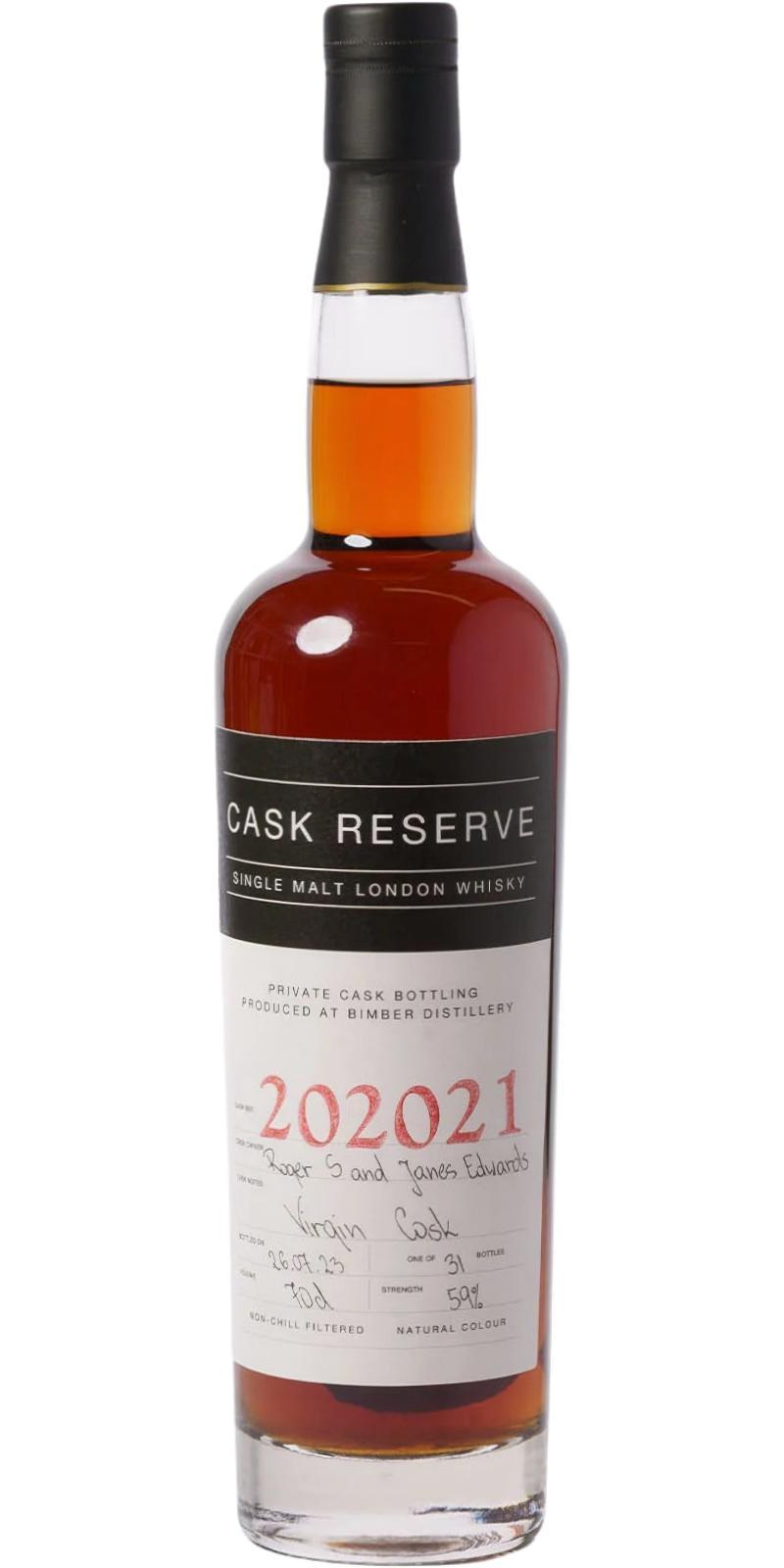 Bimber 2020 Private Cask Reserve