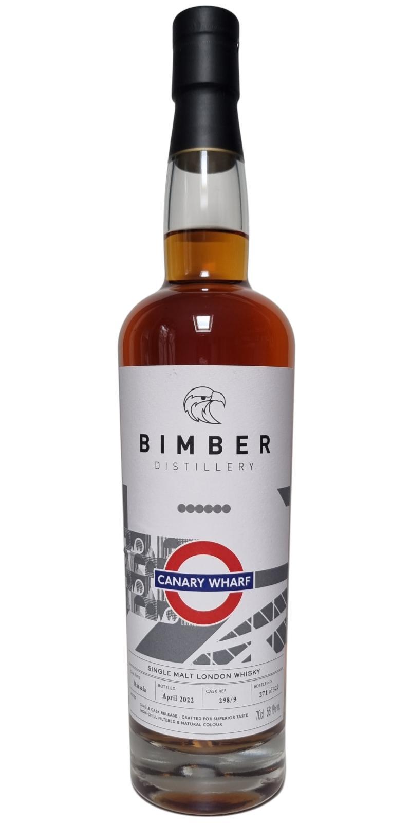 Bimber Canary Wharf The Spirit of the Underground