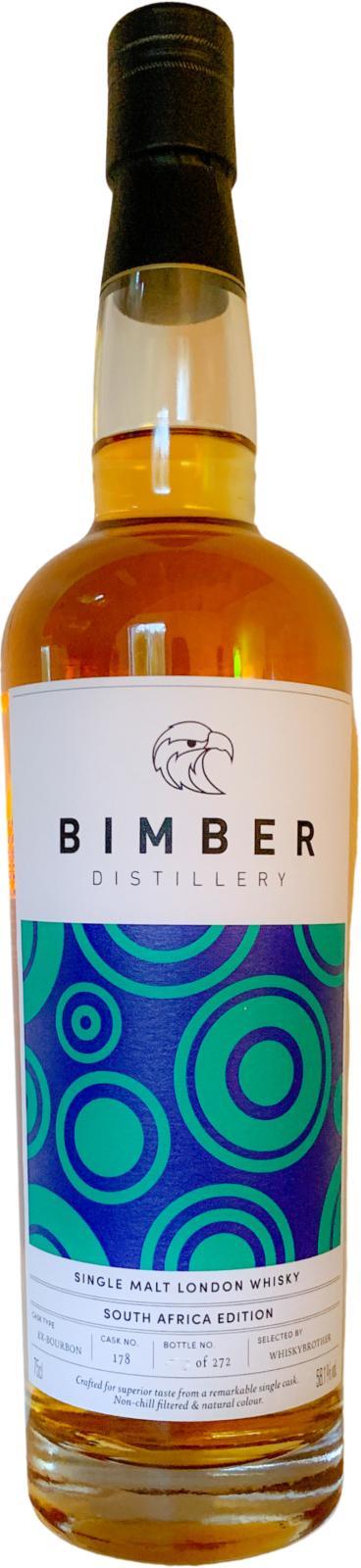 Bimber Single Malt London Whisky South Africa Edition