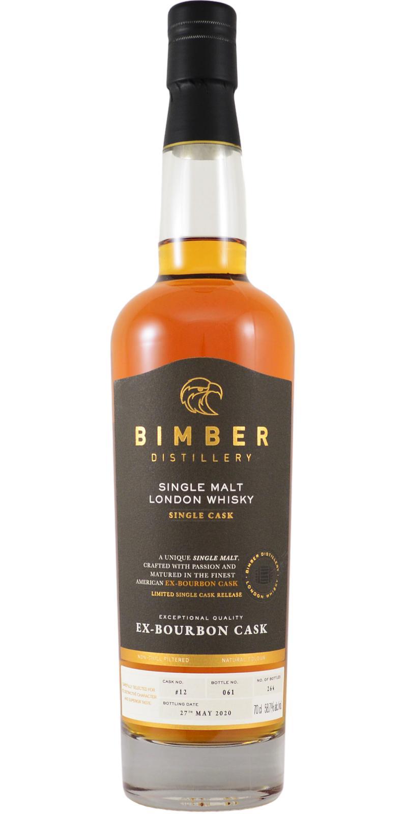 Bimber Single Malt London Whisky Single Cask