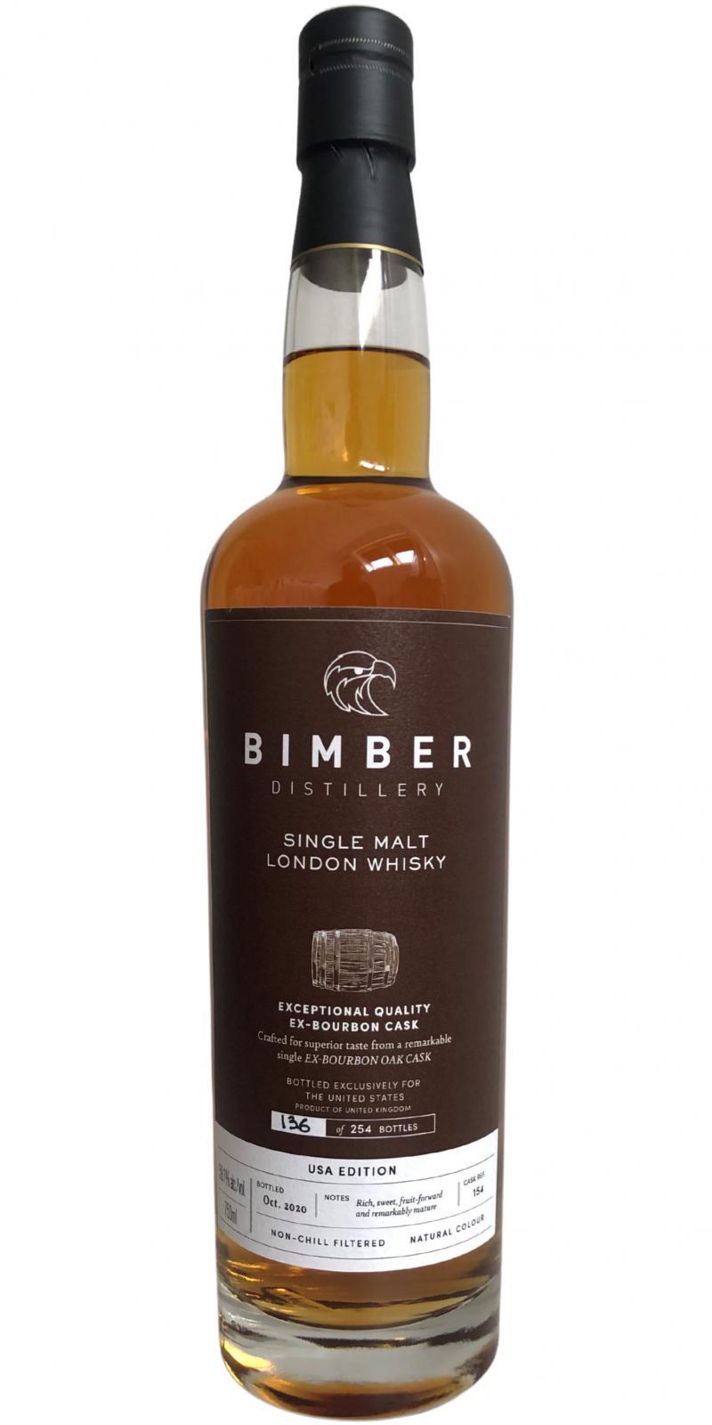 Bimber Single Malt London Whisky Single Cask