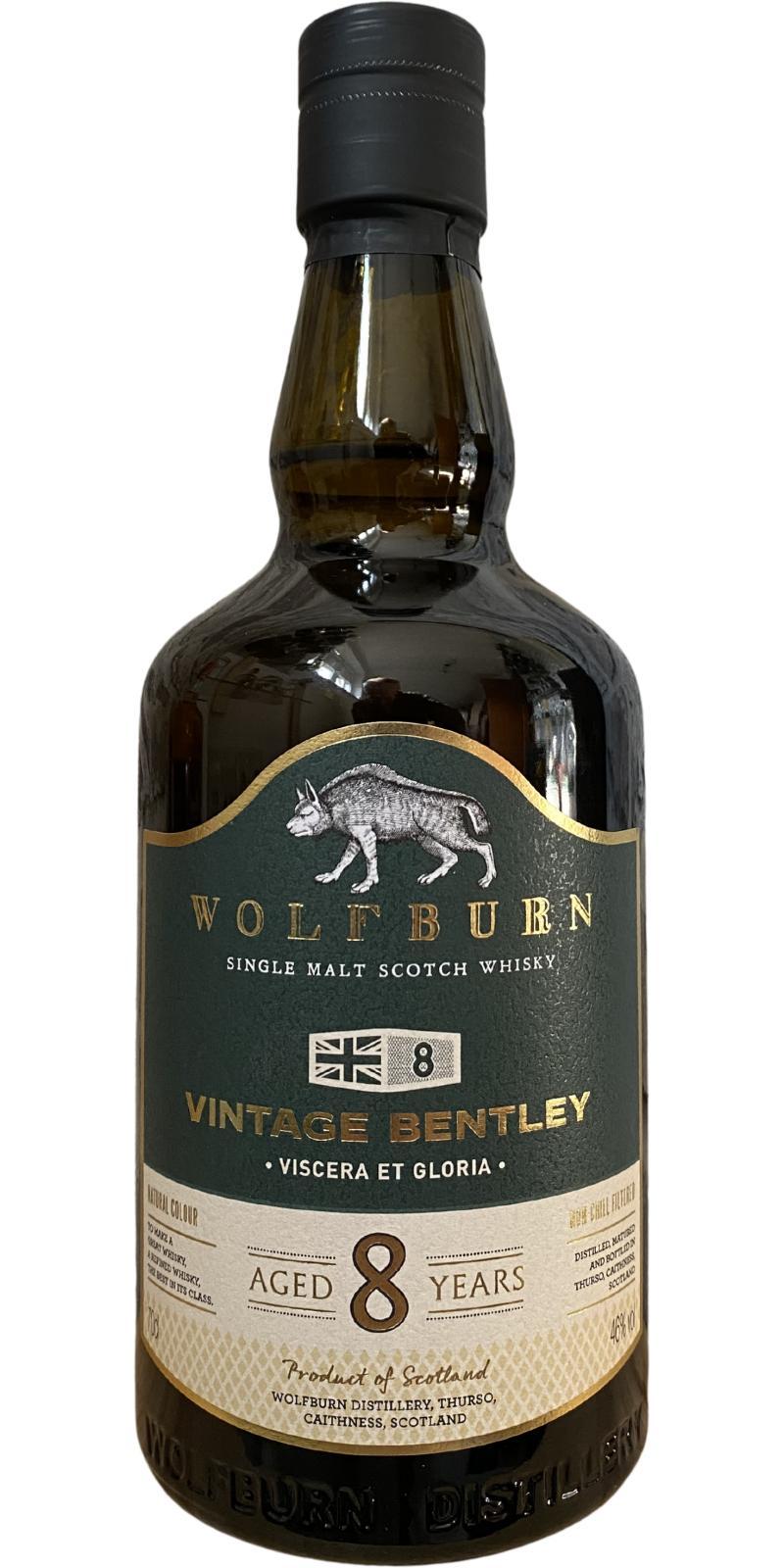 Wolfburn 08-year-old Vintage Bentley Ltd