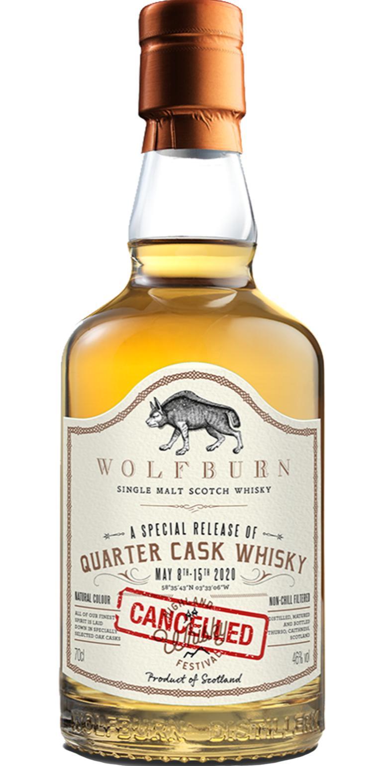 Wolfburn 2013 Highland Whisky Festival 'Cancelled'