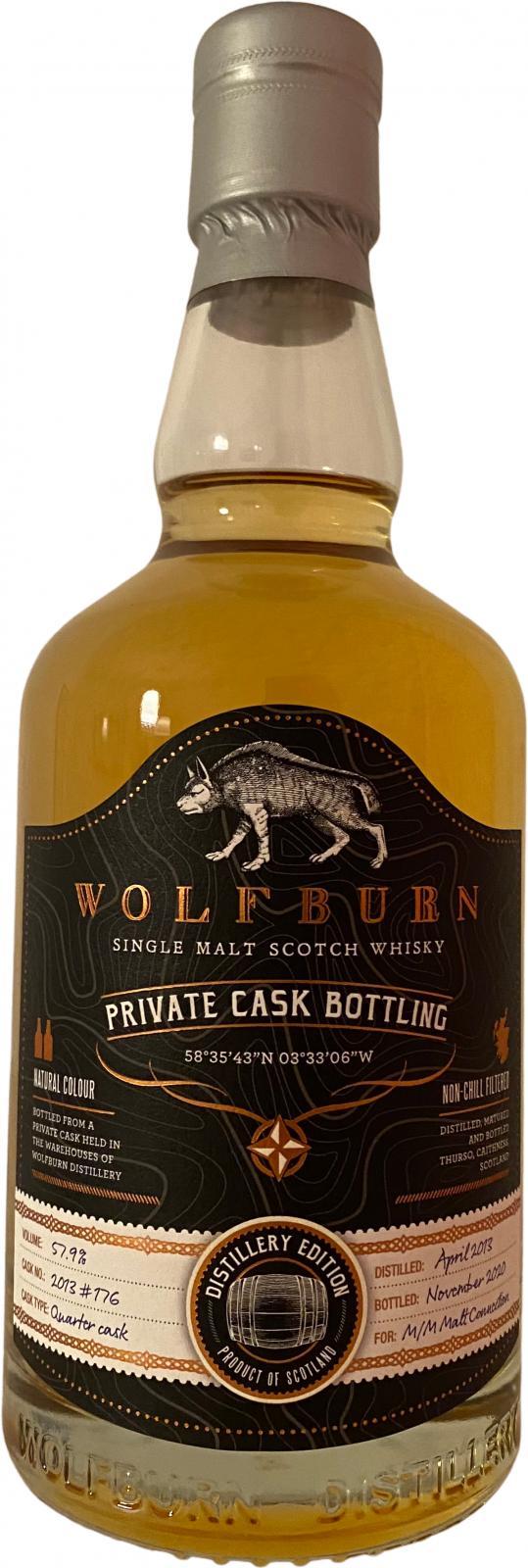 Wolfburn 2013 Private Cask Bottling