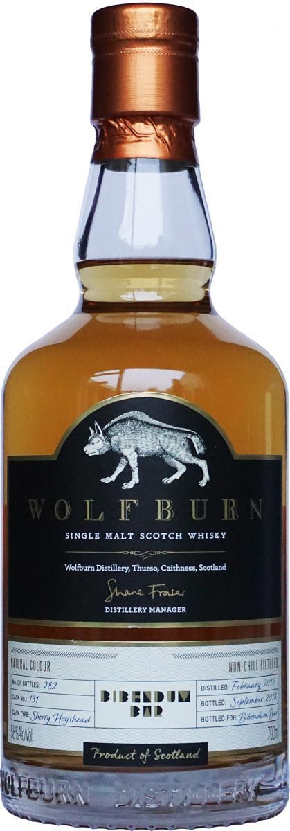 Wolfburn 2015 Bibendum Bar