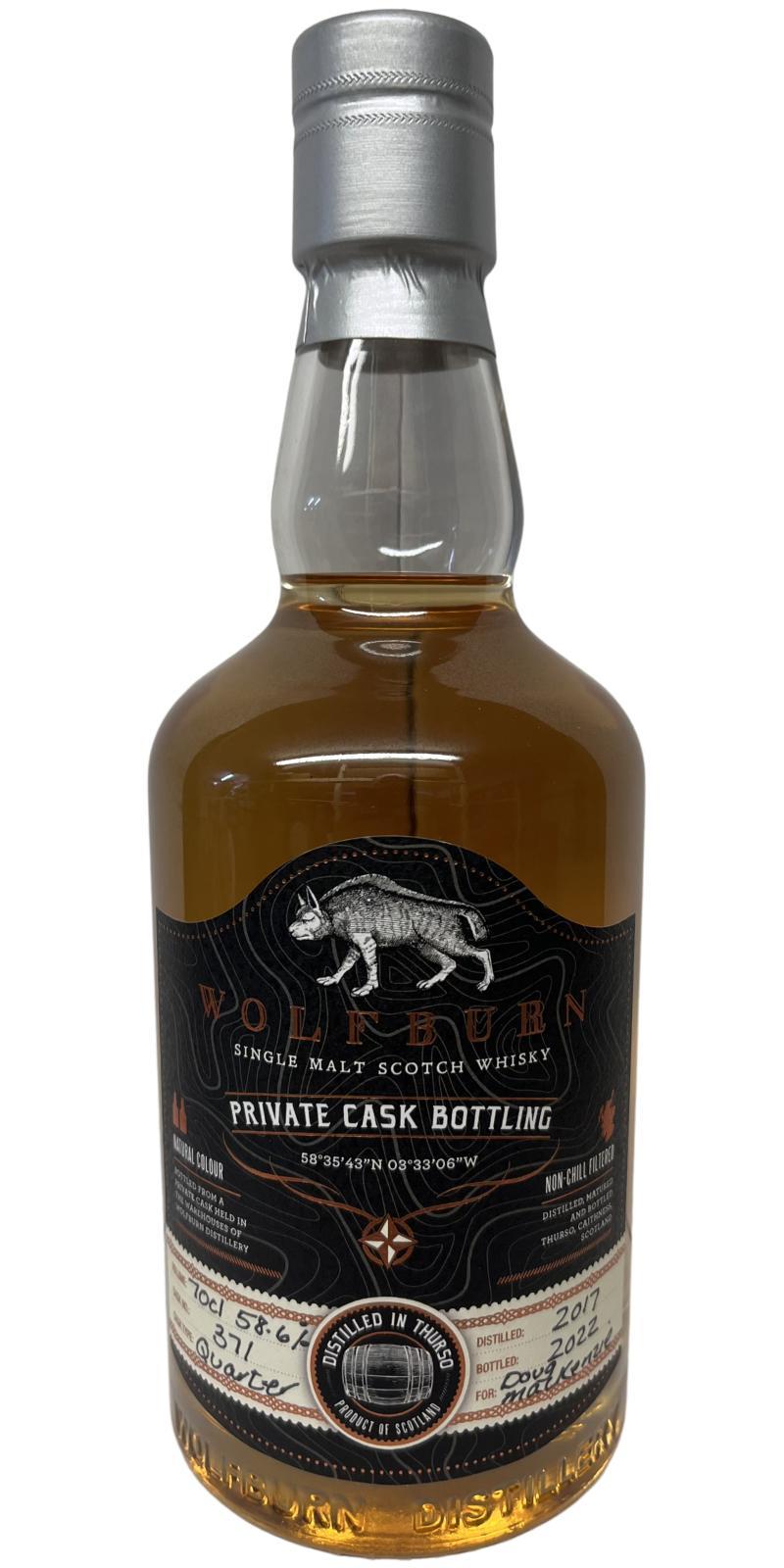 Wolfburn 2017 Private Cask