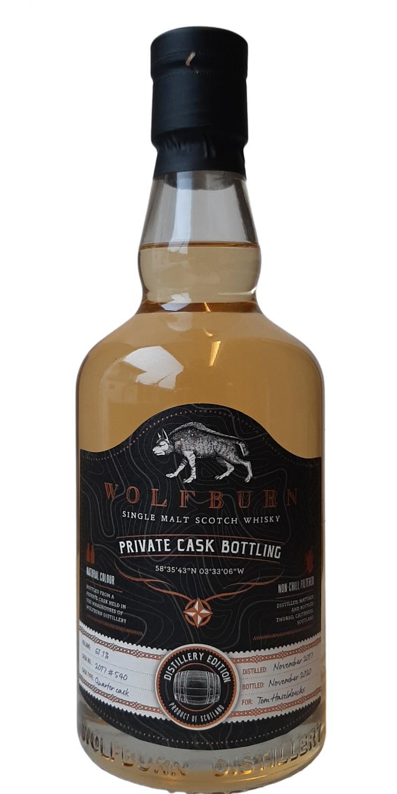 Wolfburn 2017 Private Cask