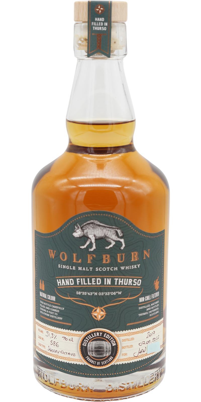 Wolfburn 2017 Handfilled at the Distillery