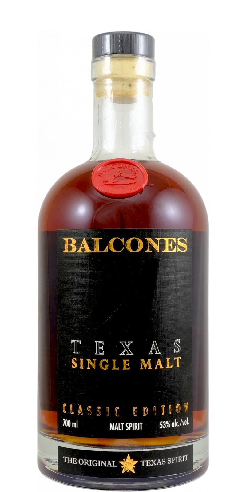 Balcones Texas Single Malt Whisky '1' Classic Edition