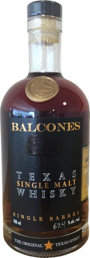 Balcones 2016 Texas Single Malt Single Barrel