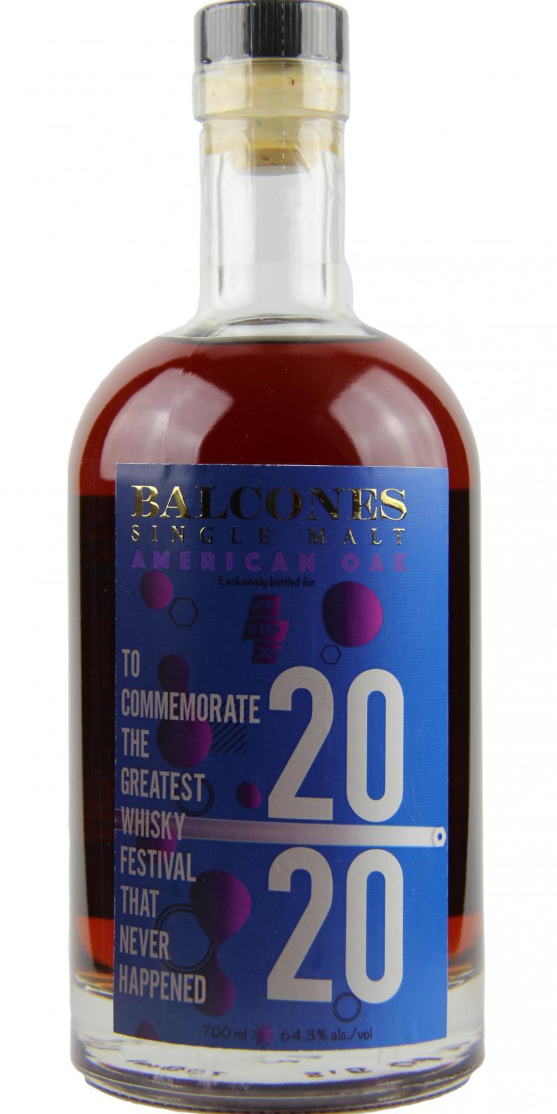 Balcones 2020 Single Barrel