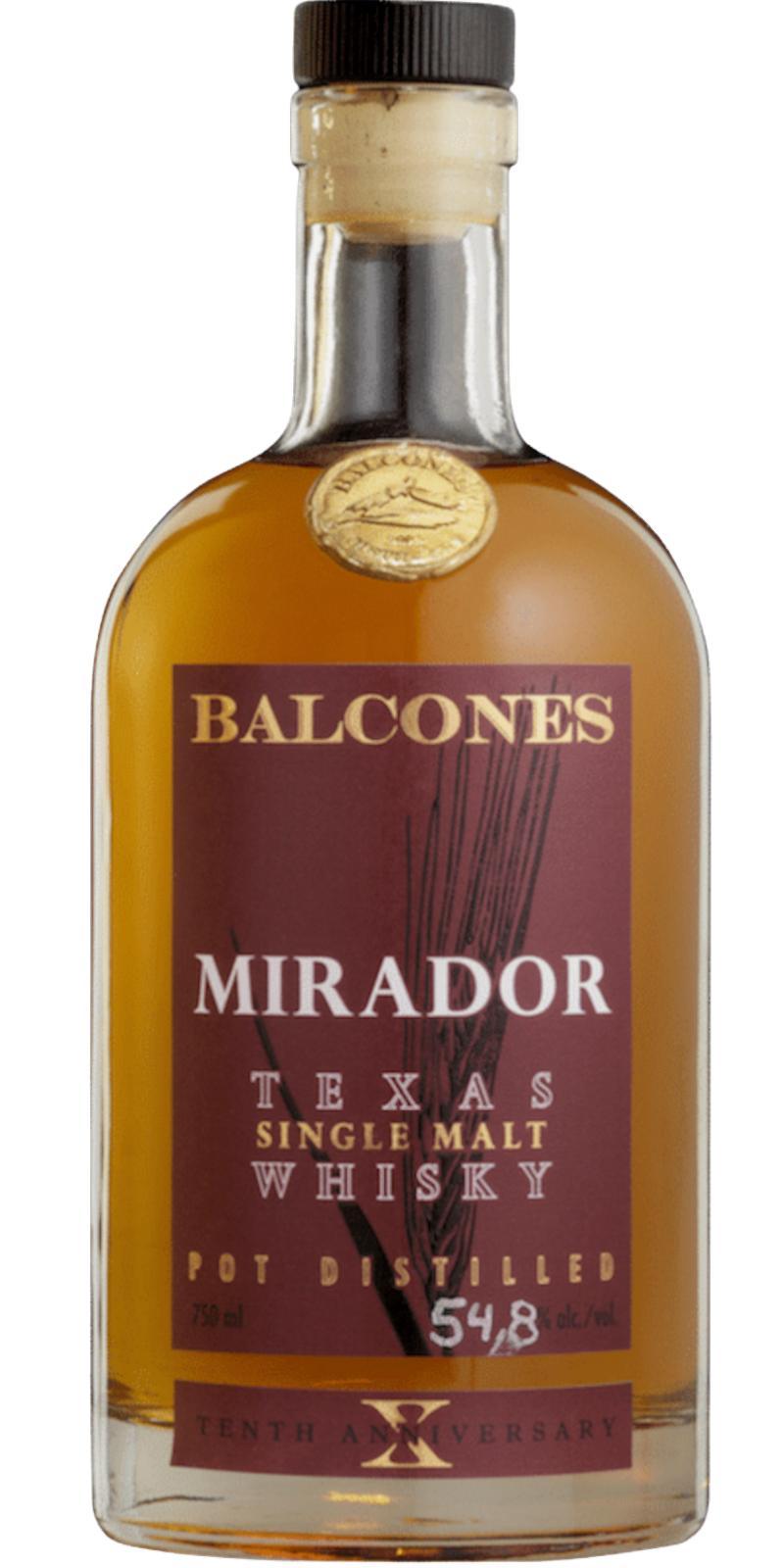 Balcones Mirador Texas Single Malt