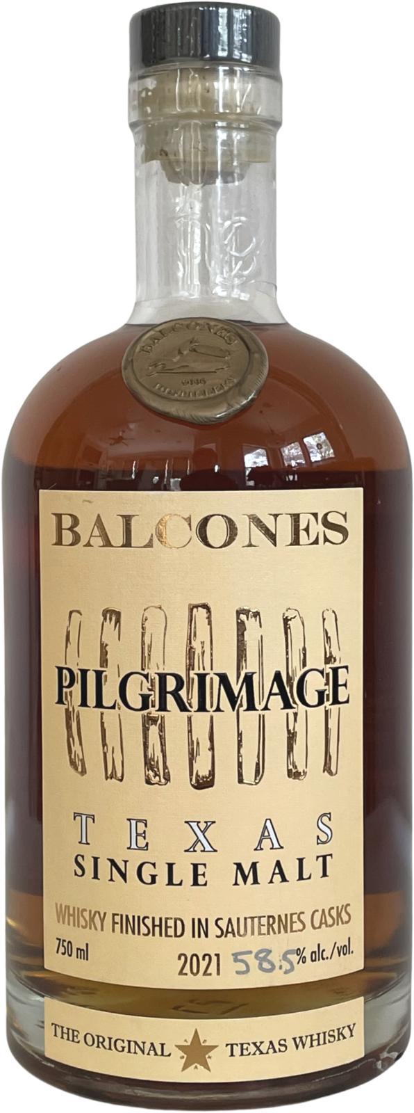 Balcones Pilgrimage The Original Texas Whisky