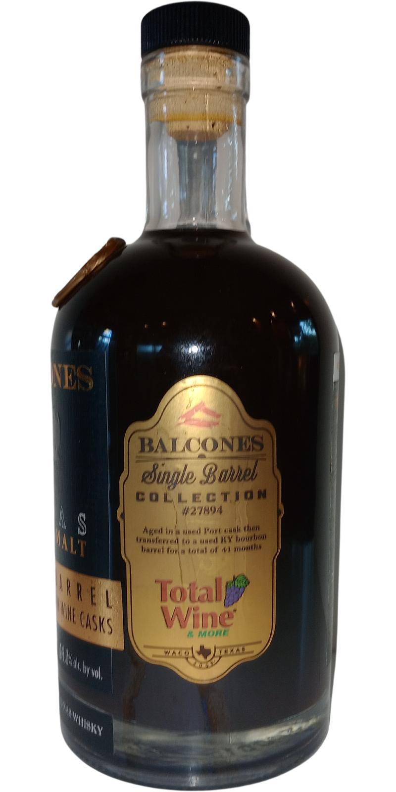 Balcones Single Malt SIngle Barrel Collection