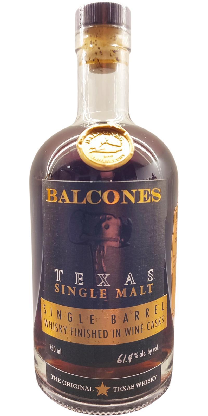 Balcones Texas Single Malt SIngle Barrel Collection
