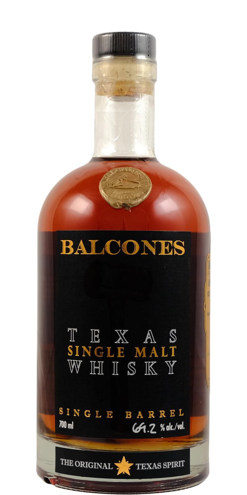 Balcones Texas Single Malt Whisky Single Barrel