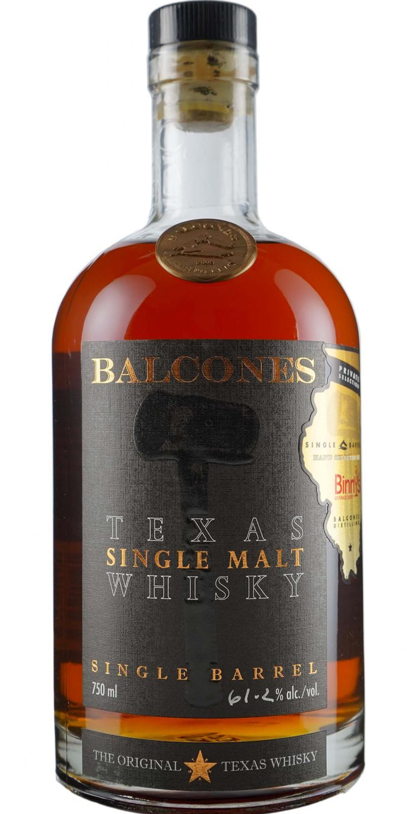 Balcones Texas Single Malt Whisky Single Barrel