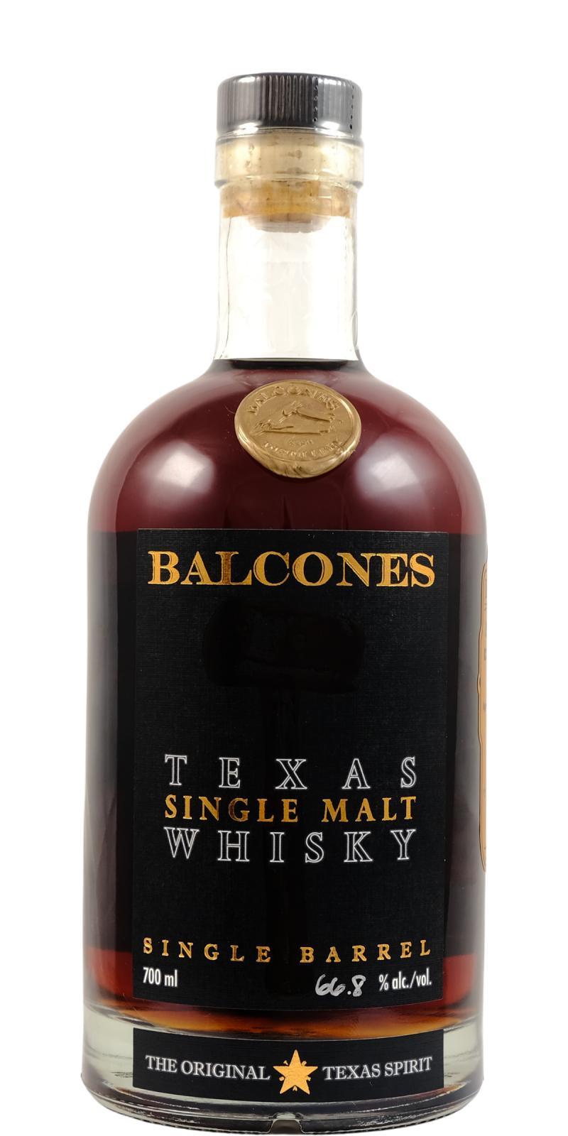 Balcones Texas Single Malt Whisky Single Barrel