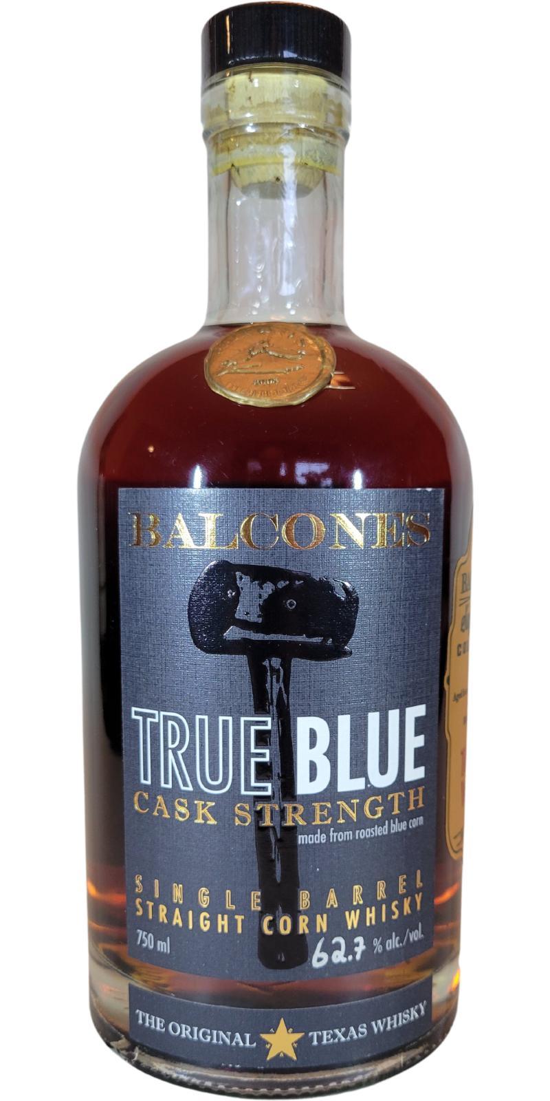 Balcones True Blue Cask Strength - Single Barrel