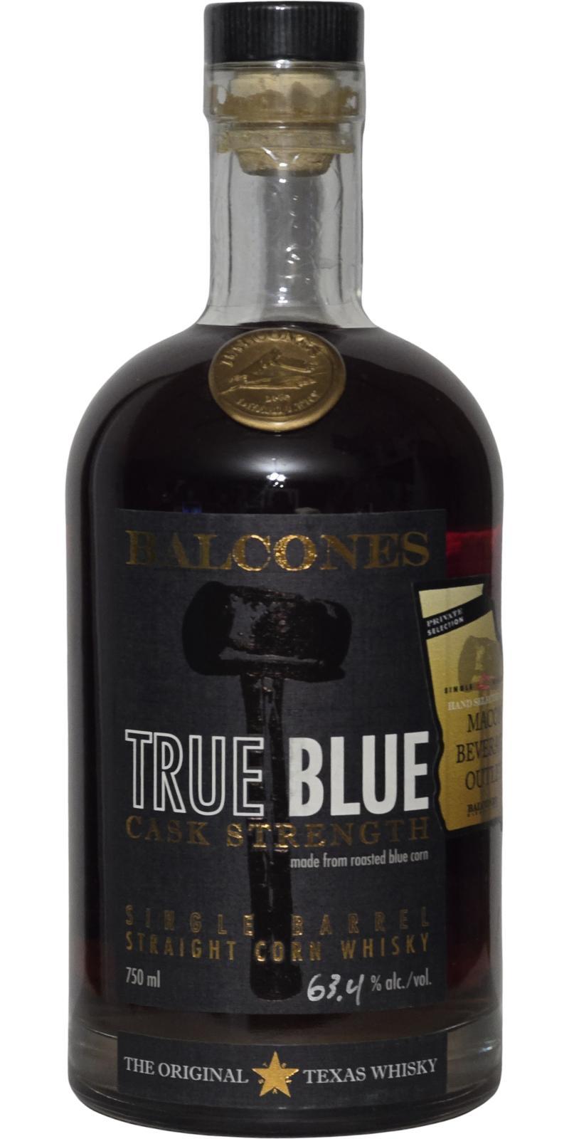 Balcones True Blue Private Selection - Cask Strength - Single Barrel