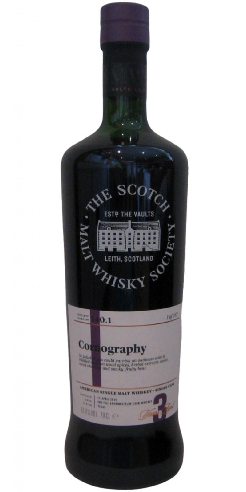 Balcones 2015 SMWS 140.1 Cornography
