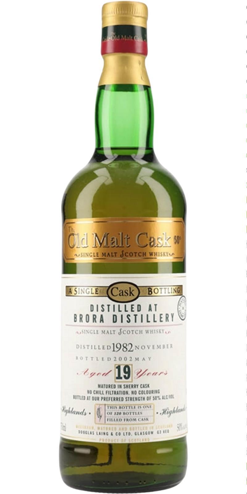 Brora 1982 DL The Old Malt Cask