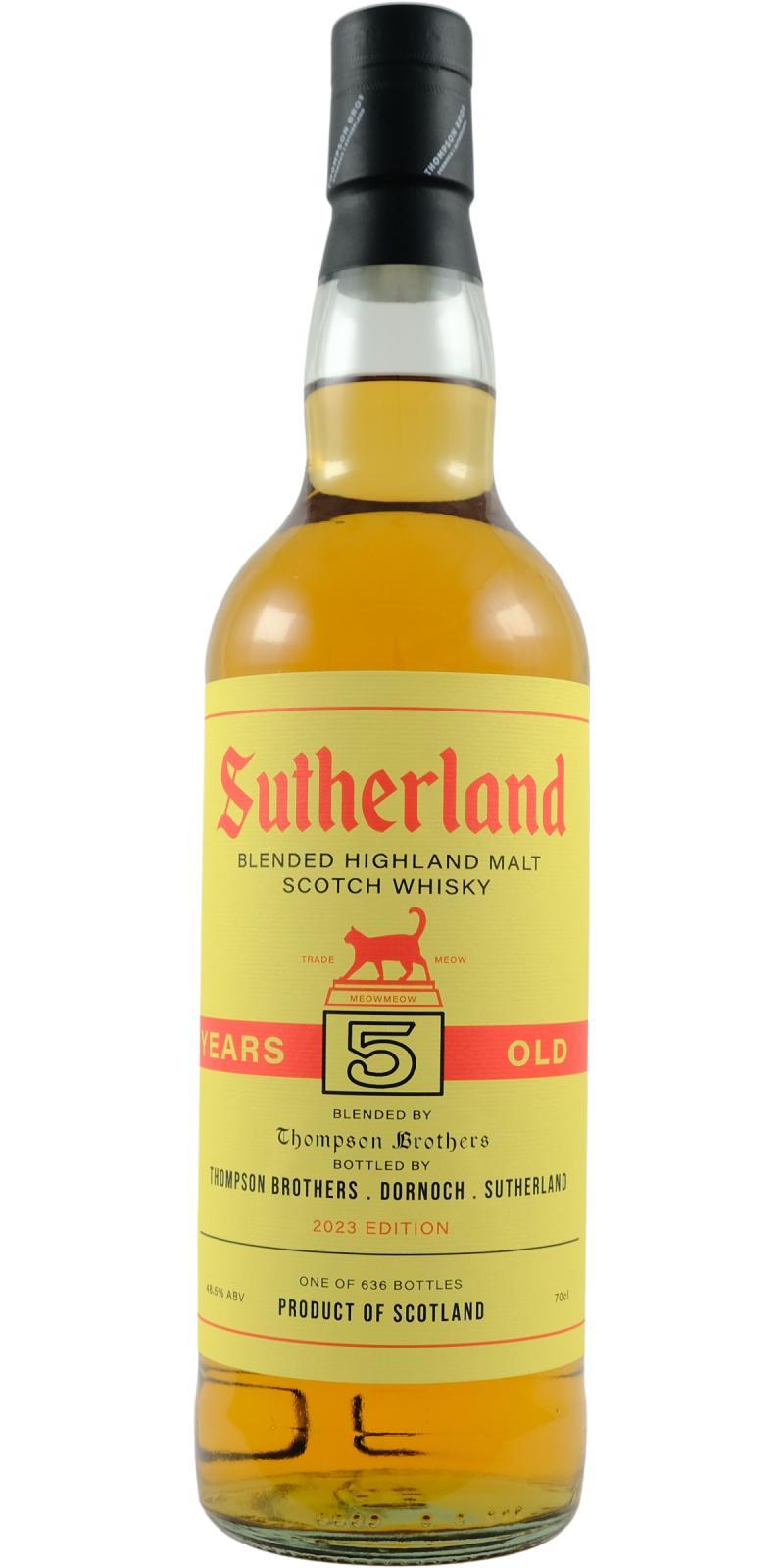 Distilled in Sutherland 05-year-old PST Highland Blended Malt Scotch Whisky