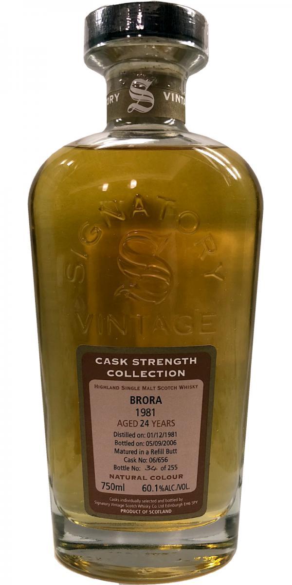 Brora 1981 SV Cask Strength Collection
