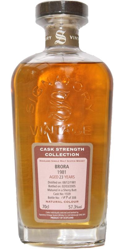 Brora 1981 SV Cask Strength Collection