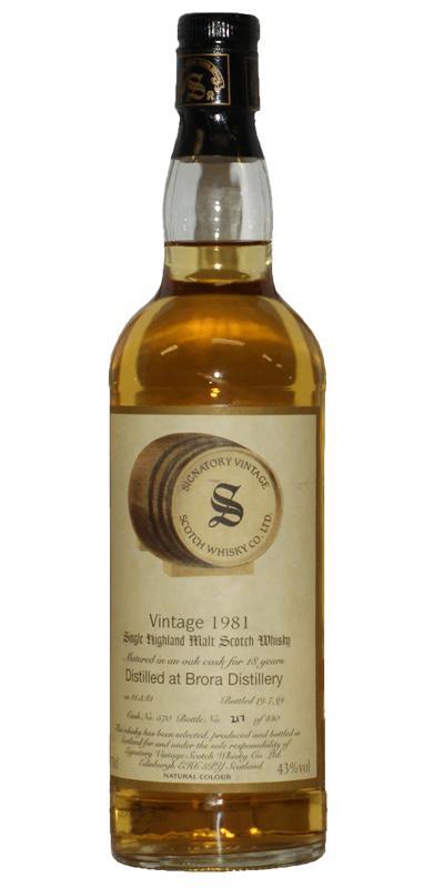 Brora 1981 SV Vintage Collection