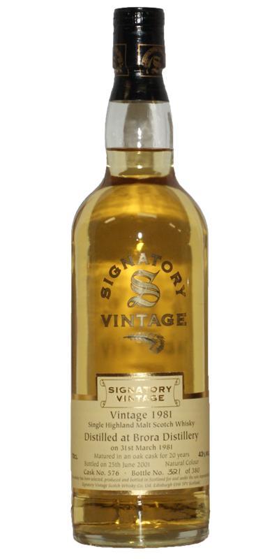 Brora 1981 SV Vintage Collection
