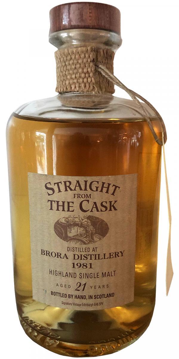 Brora 1981 SV Straight from the Cask