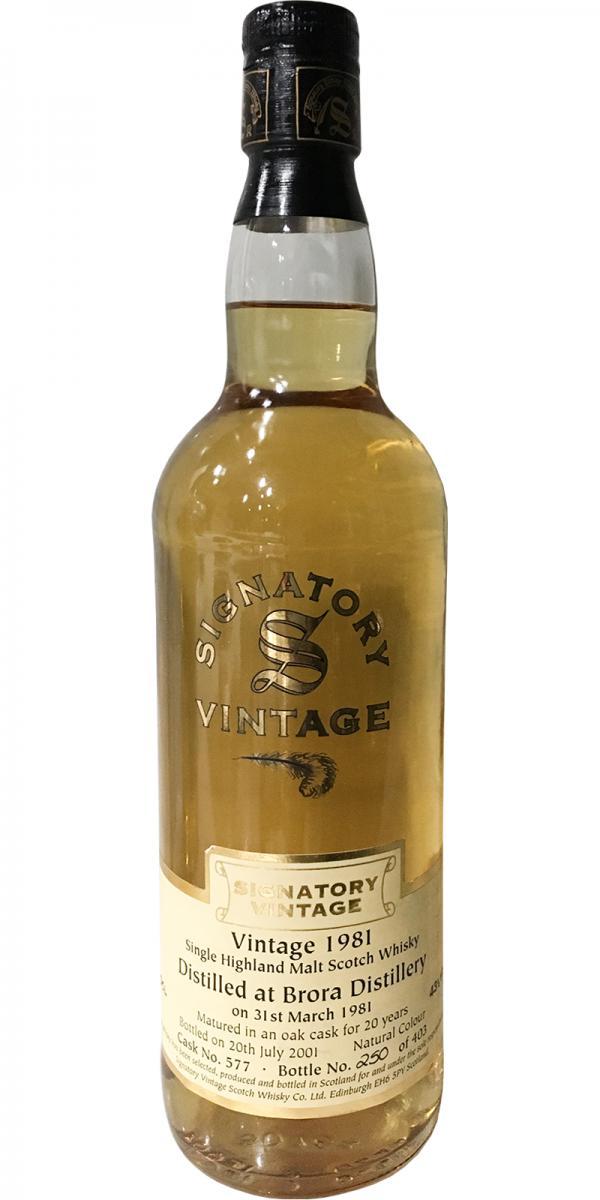 Brora 1981 SV Vintage Collection